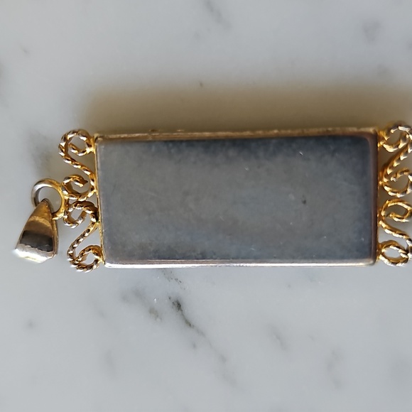 Reversible Image Cloisonné Enamel Pendant - Picture 3 of 7